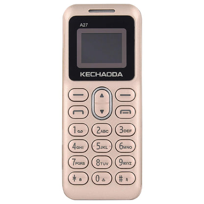 KECHAODA A27 Keypad Dual Sim Mini Mobile Phone with External Memory Slot 1.68 cm (0.66 inch) Display Only Mobile Phone & Charging Cable in Box, Battery,No Charger