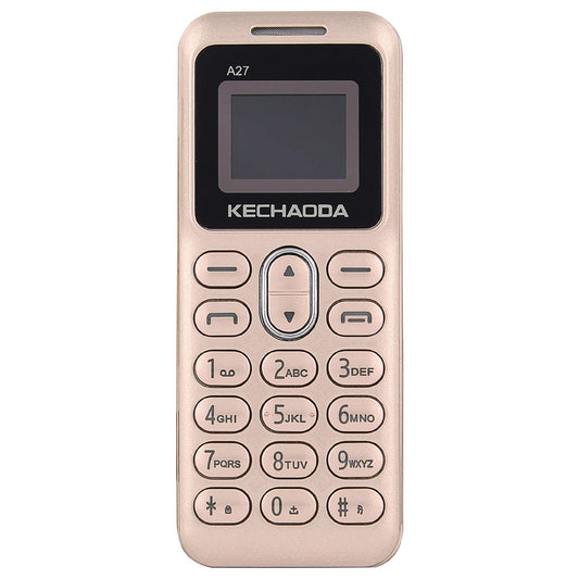 KECHAODA A27 Keypad Dual Sim Mini Mobile Phone with External Memory Slot 1.68 cm (0.66 inch) Display Only Mobile Phone & Charging Cable in Box, Battery,No Charger