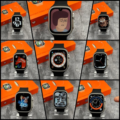 S9 Ultra 5G Android Smartwatch with Dual Camera & Play Store Support Smartwatch  (Orange, Black Strap, 49MM)